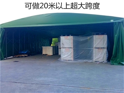 定做倉庫可推拉遮陽棚,原來大家都選這家[百佳帳篷]